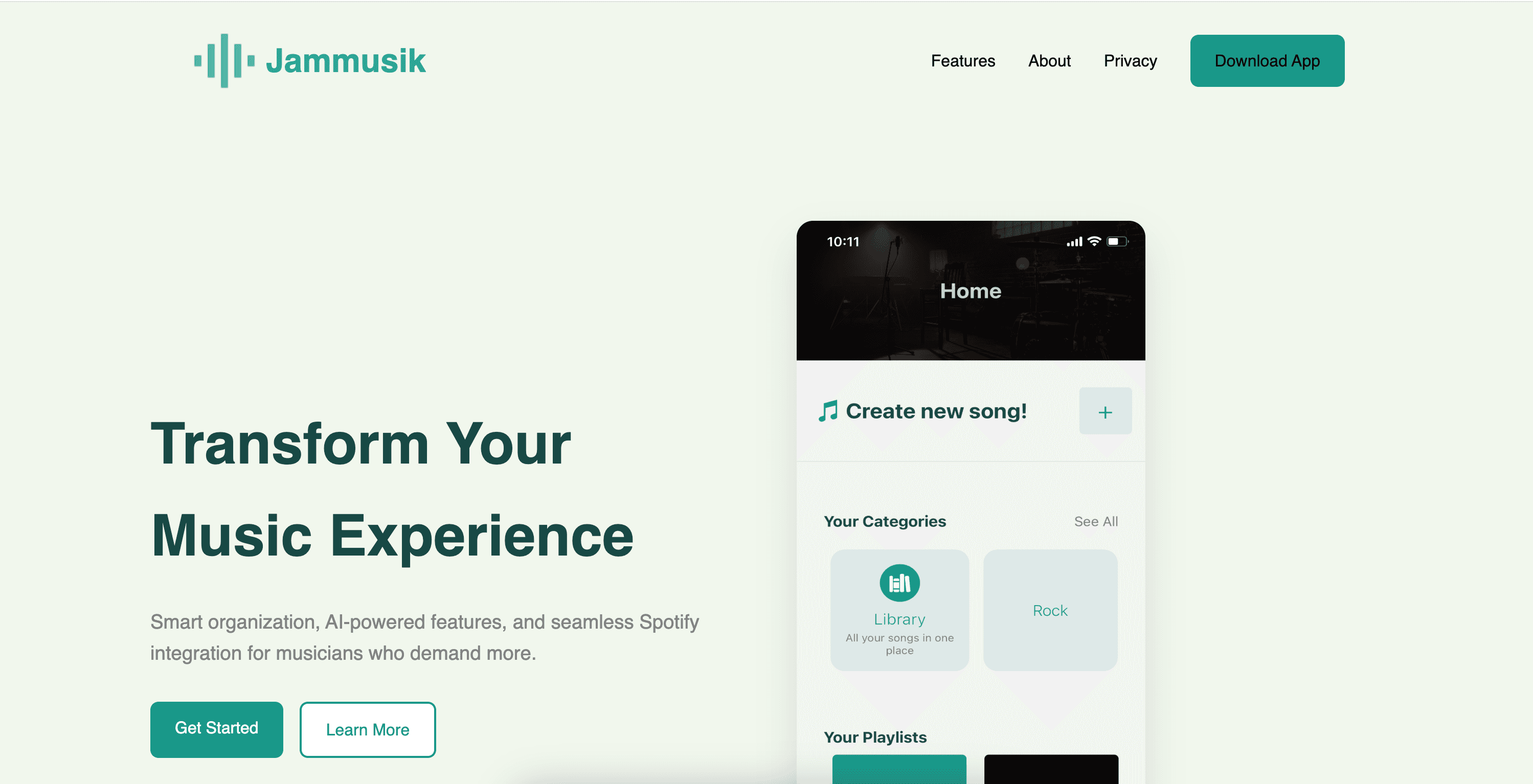 Project titled Jammusik